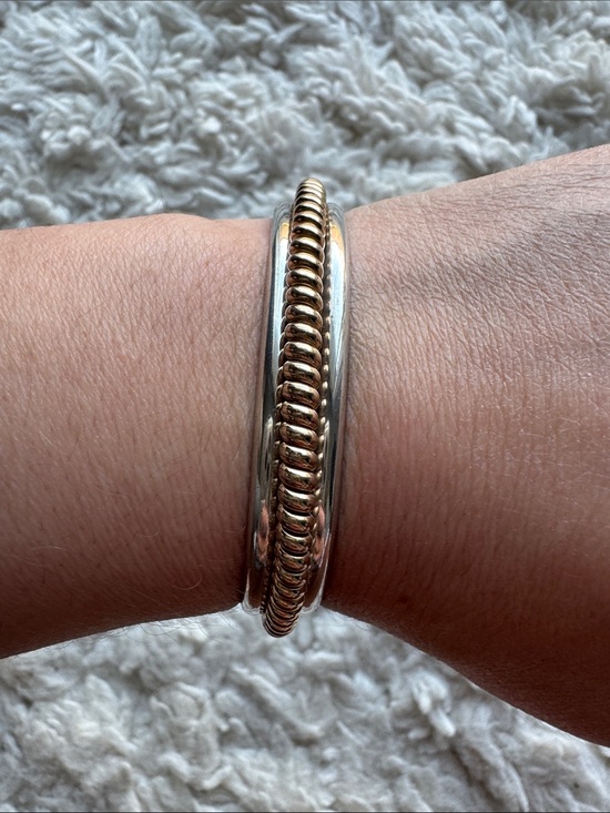 Tahe Jewelry - Sterling Silver Gold Filled Tahe Bracelet
